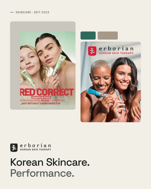 Key Visual Erborian Deutschland: Korean Skincare, Performance